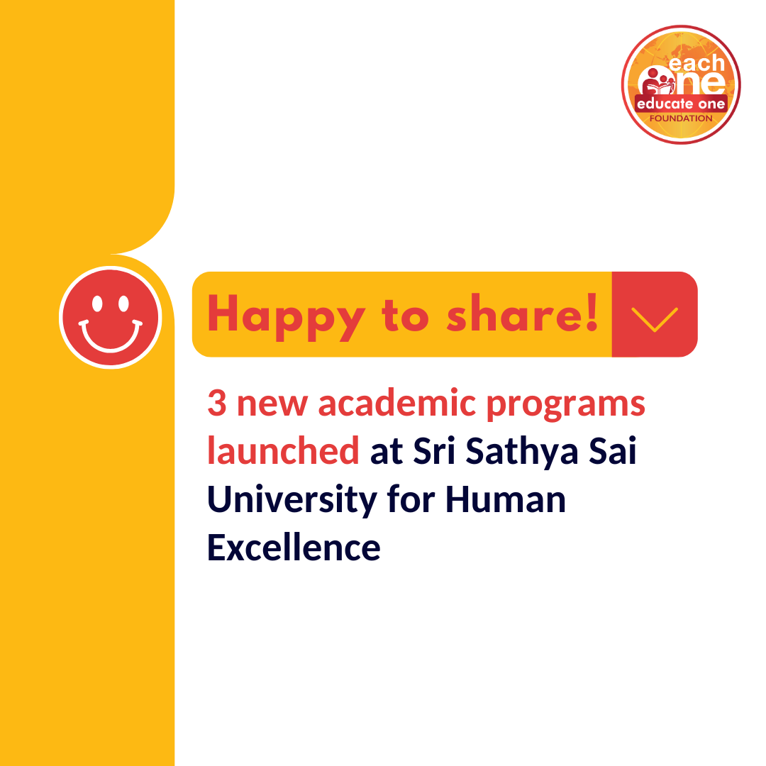 Launch of 3 new academic programs