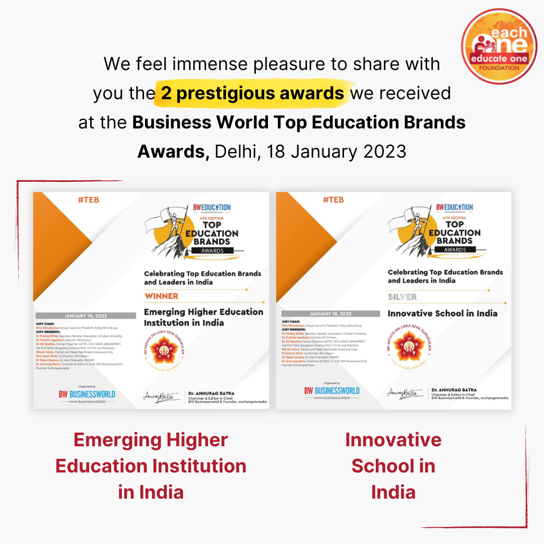 Winner at the Business World Top Education Brands Awards